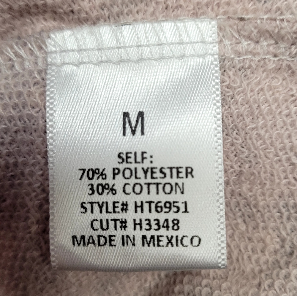 ​J. Her Pink Camo High-Low Oversized Crewneck Terrycloth Sweatshirt Boutique - Picture 6 of 6